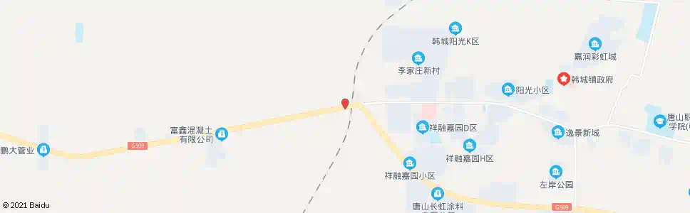 唐山韩城供电所_公交站地图_唐山公交_妙搜公交查询2025