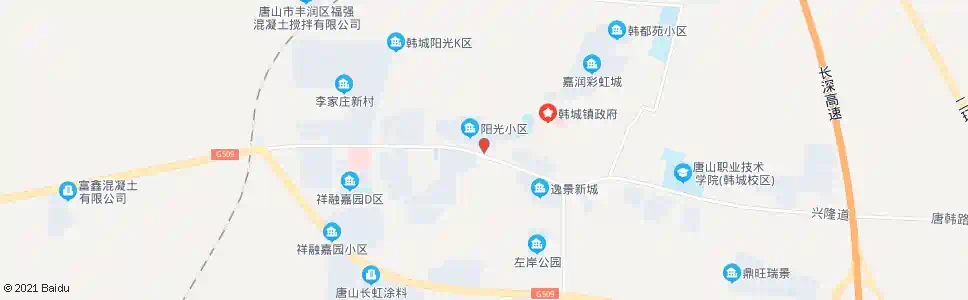 唐山韩城河西小区_公交站地图_唐山公交_妙搜公交查询2025