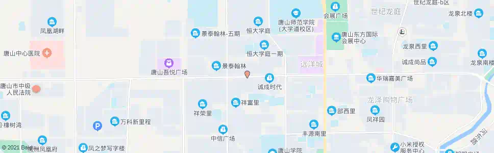 唐山祥丰里_公交站地图_唐山公交_妙搜公交查询2025