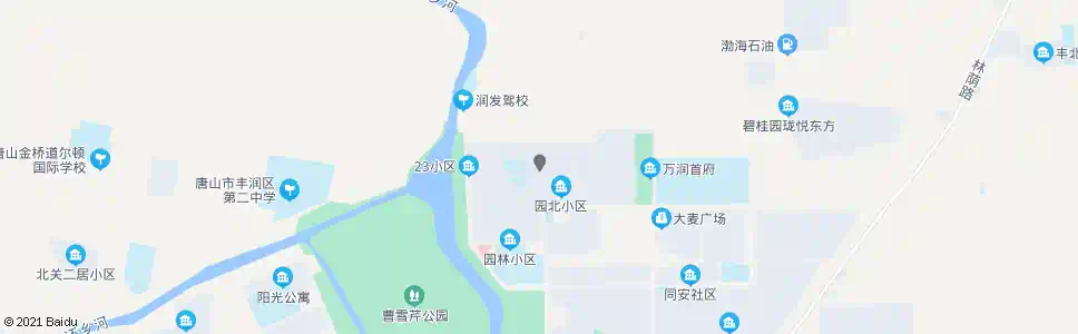 唐山二十五小区_公交站地图_唐山公交_妙搜公交查询2025