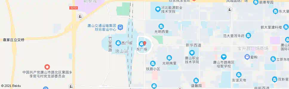 唐山新华道口_公交站地图_唐山公交_妙搜公交查询2025