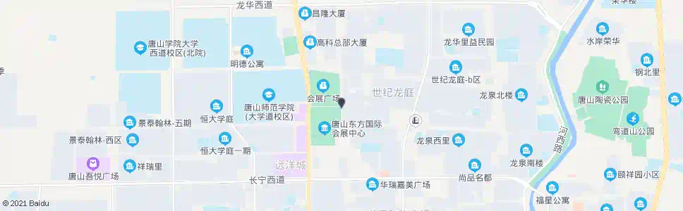 唐山现代花苑_公交站地图_唐山公交_妙搜公交查询2025