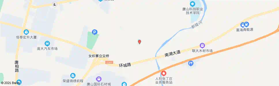 唐山女织寨北街_公交站地图_唐山公交_妙搜公交查询2025