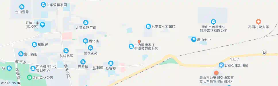 唐山友爱路口_公交站地图_唐山公交_妙搜公交查询2025