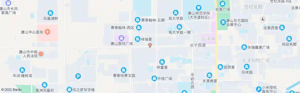 唐山祥荣里_公交站地图_唐山公交_妙搜公交查询2025