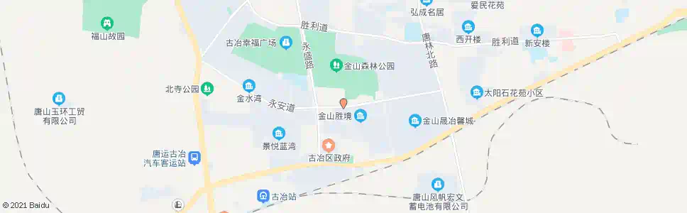 唐山森林公园_公交站地图_唐山公交_妙搜公交查询2025