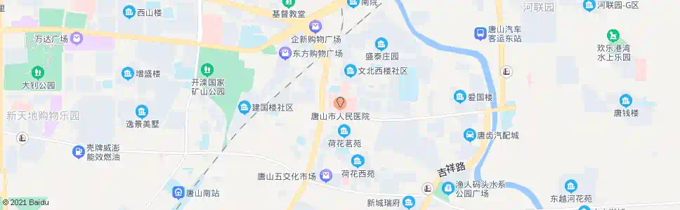 唐山人民医院_公交站地图_唐山公交_妙搜公交查询2025