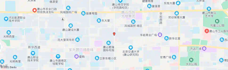 唐山军安里_公交站地图_唐山公交_妙搜公交查询2025