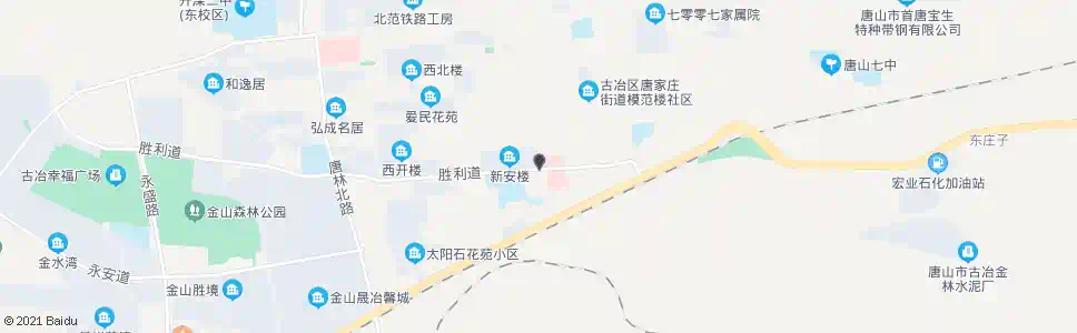 唐山唐家庄医院_公交站地图_唐山公交_妙搜公交查询2025