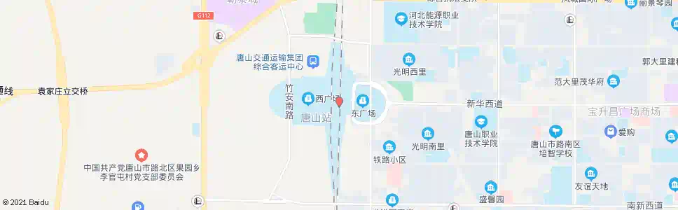 唐山机场道西口_公交站地图_唐山公交_妙搜公交查询2025