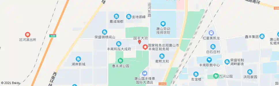 唐山丰南区政府_公交站地图_唐山公交_妙搜公交查询2025