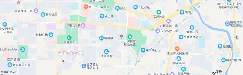 唐山开滦十中_公交站地图_唐山公交_妙搜公交查询2025