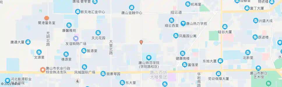 唐山祥云道学院路口_公交站地图_唐山公交_妙搜公交查询2025