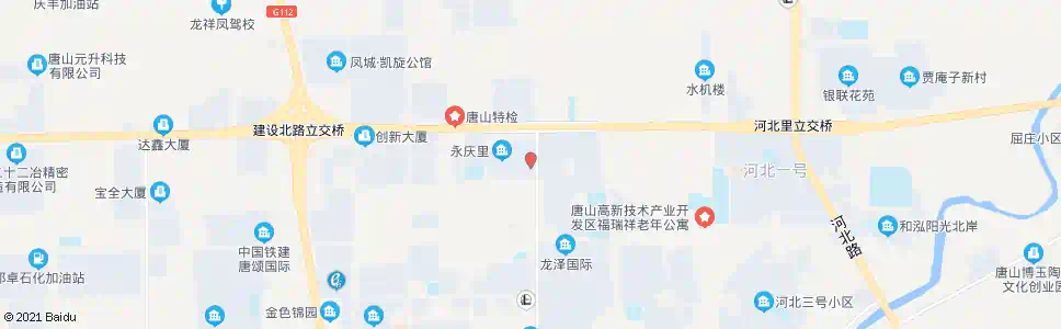 唐山十号小区_公交站地图_唐山公交_妙搜公交查询2025