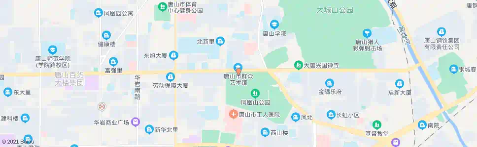 唐山凤凰山公园_公交站地图_唐山公交_妙搜公交查询2025