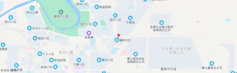 唐山一小区_公交站地图_唐山公交_妙搜公交查询2025