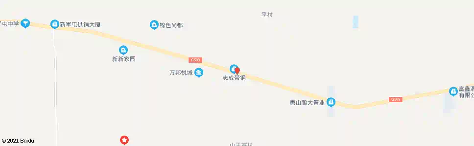 唐山山王寨_公交站地图_唐山公交_妙搜公交查询2025