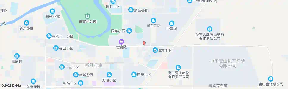 唐山二十一小区_公交站地图_唐山公交_妙搜公交查询2025