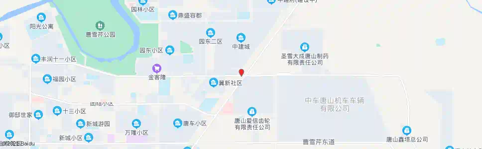 唐山体育场(华岩路)_公交站地图_唐山公交_妙搜公交查询2025