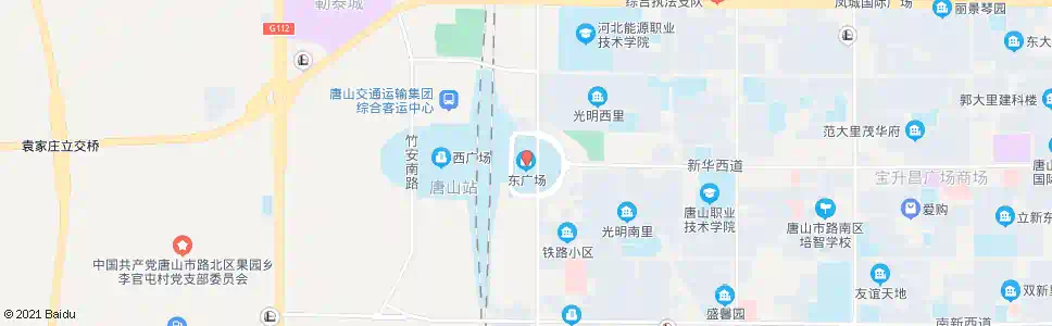 唐山唐山站东广场_公交站地图_唐山公交_妙搜公交查询2025