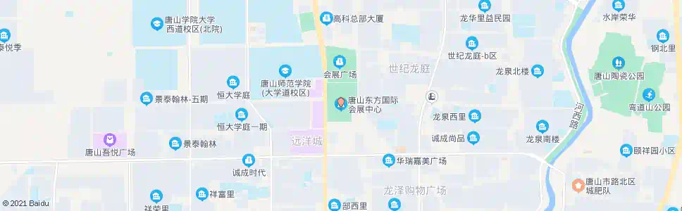 唐山国际会展中心(东侧)_公交站地图_唐山公交_妙搜公交查询2025