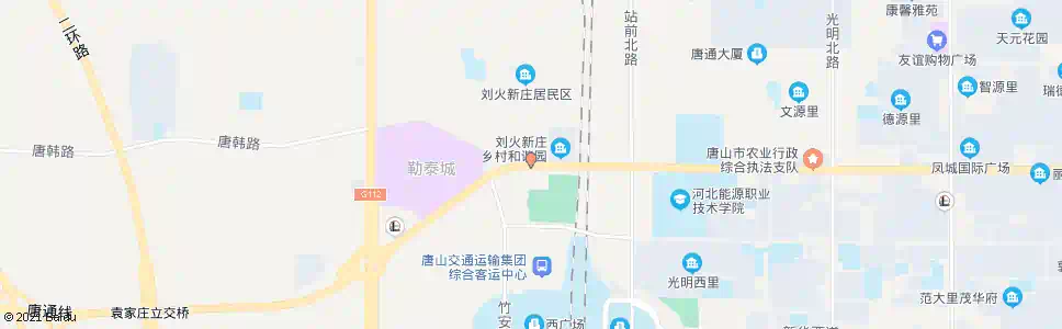 唐山刘火新庄_公交站地图_唐山公交_妙搜公交查询2025