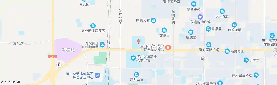 唐山学院路口_公交站地图_唐山公交_妙搜公交查询2025