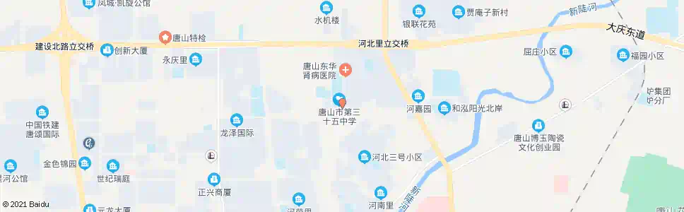 唐山三十五中_公交站地图_唐山公交_妙搜公交查询2025
