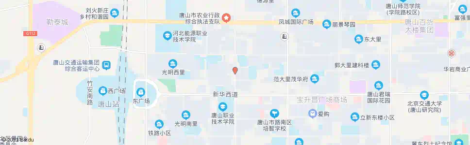 唐山光明东里_公交站地图_唐山公交_妙搜公交查询2025