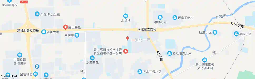 唐山大庆道口_公交站地图_唐山公交_妙搜公交查询2025