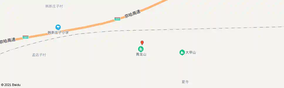 唐山青龙山旅游区_公交站地图_唐山公交_妙搜公交查询2025