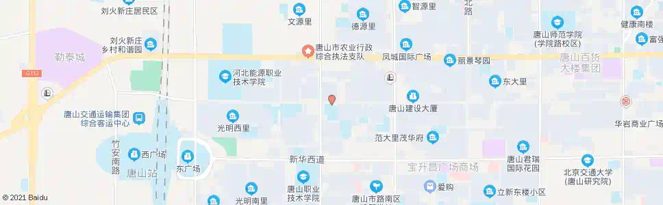 唐山五十四中学_公交站地图_唐山公交_妙搜公交查询2025