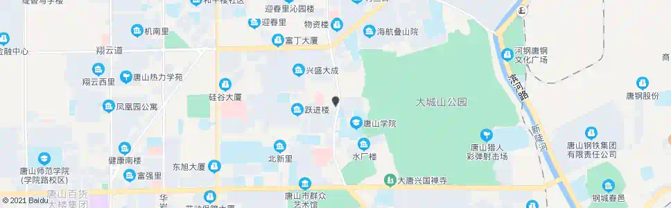 唐山体育馆道东口_公交站地图_唐山公交_妙搜公交查询2025