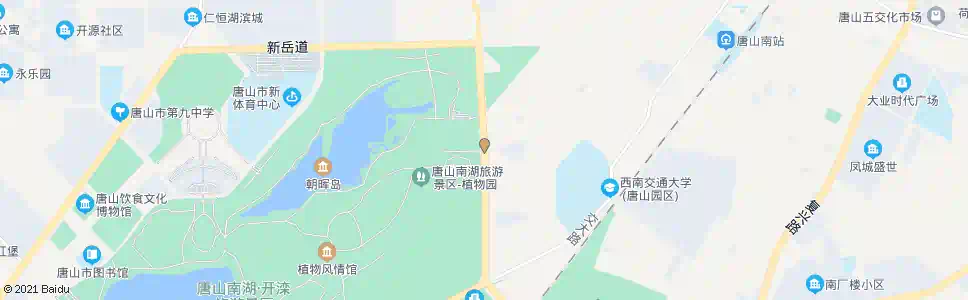 唐山植物园_公交站地图_唐山公交_妙搜公交查询2025