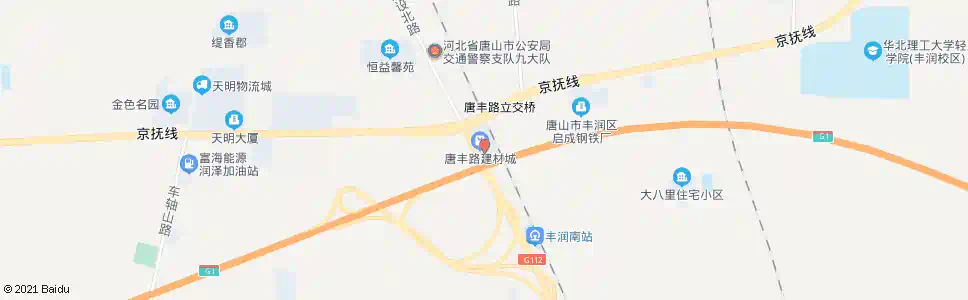 唐山大发铝材_公交站地图_唐山公交_妙搜公交查询2025