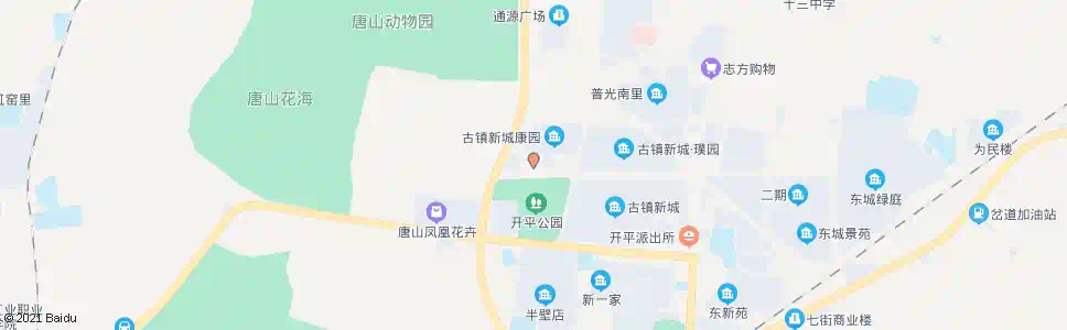 唐山开平民服中心_公交站地图_唐山公交_妙搜公交查询2025