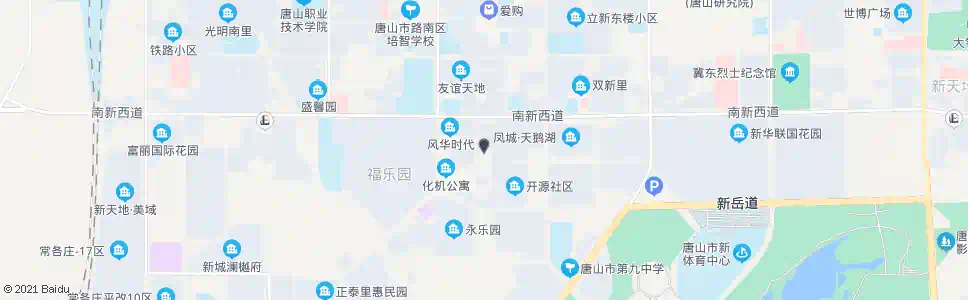 唐山南新道大里路口(北侧)_公交站地图_唐山公交_妙搜公交查询2025