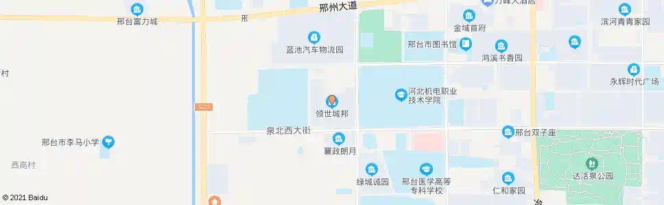 邢台领世城邦_公交站地图_邢台公交_妙搜公交查询2025