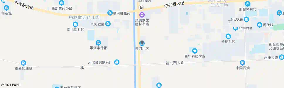 邢台景河小区_公交站地图_邢台公交_妙搜公交查询2025
