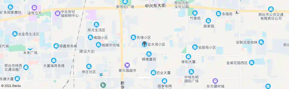 邢台金水湾小区_公交站地图_邢台公交_妙搜公交查询2025