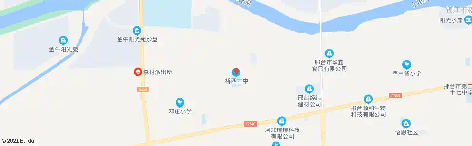 邢台桥西二中_公交站地图_邢台公交_妙搜公交查询2025