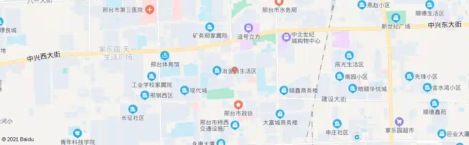 邢台冶金生活区_公交站地图_邢台公交_妙搜公交查询2025