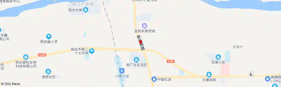 邢台邢台南郊医院(电厂路口)_公交站地图_邢台公交_妙搜公交查询2025