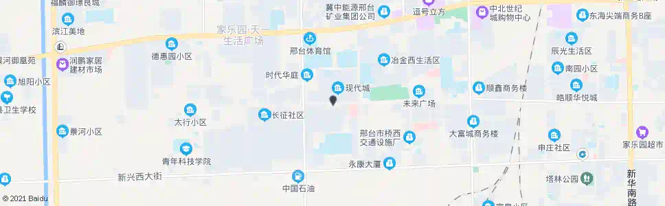 邢台现代城_公交站地图_邢台公交_妙搜公交查询2025