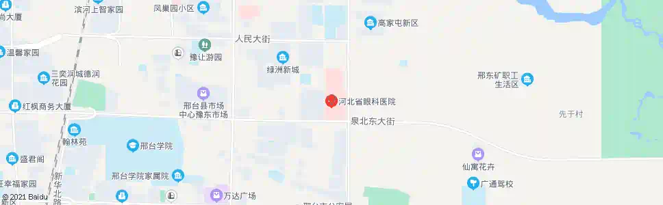 邢台眼科医院_公交站地图_邢台公交_妙搜公交查询2025