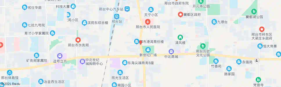 邢台守敬广场西口_公交站地图_邢台公交_妙搜公交查询2025