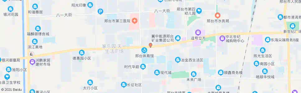 邢台体育馆_公交站地图_邢台公交_妙搜公交查询2025