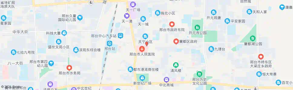 邢台人民医院北门_公交站地图_邢台公交_妙搜公交查询2025
