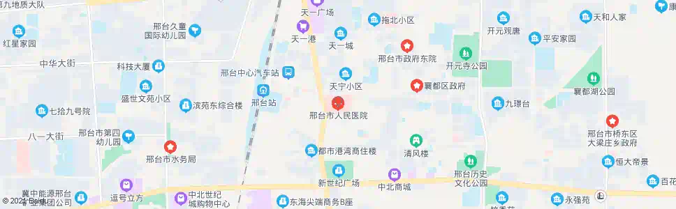 邢台人民医院_公交站地图_邢台公交_妙搜公交查询2025