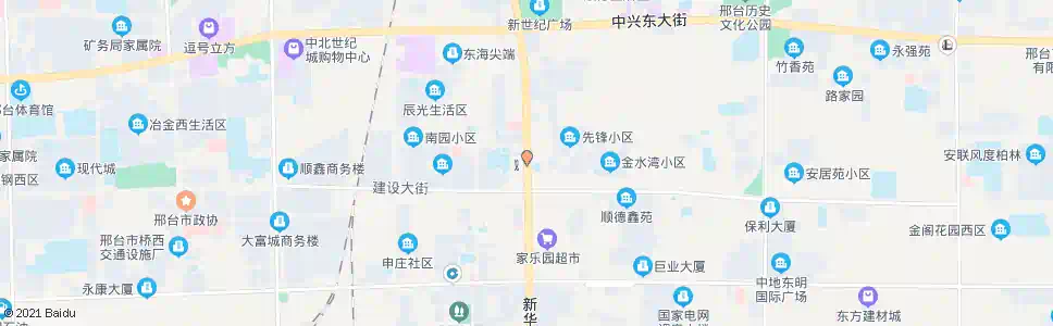 邢台邢台日报社_公交站地图_邢台公交_妙搜公交查询2025